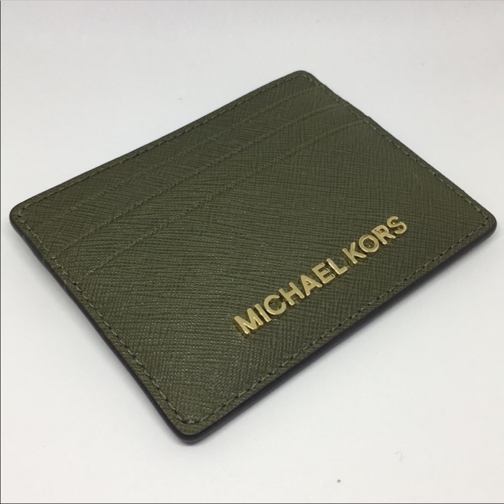 Michael Kors Jet Set Saffiano Leather Card Holder
